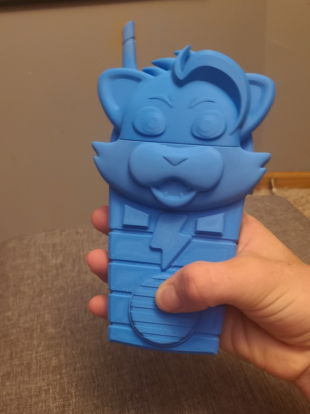 Roxy-talkie FNAF 3d Printed Statue Figure. No Paint Or Actual Use - Display Toy